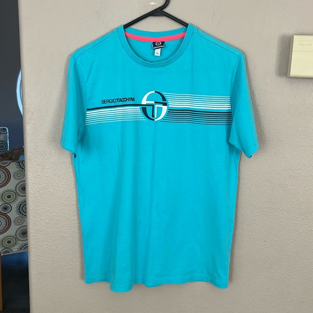 Sergio Tacchini T-shirt logo stripes